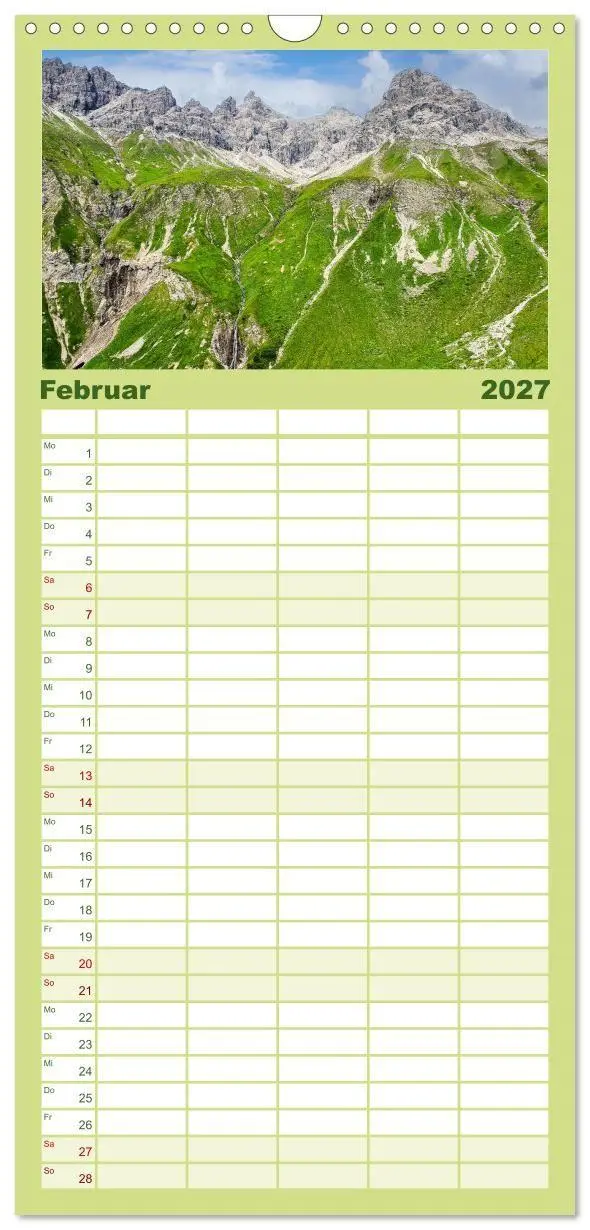Bild: 9783594318539 | Familienplaner 2027 - Oberstdorf - Bergparadies in den Alpen mit 5...