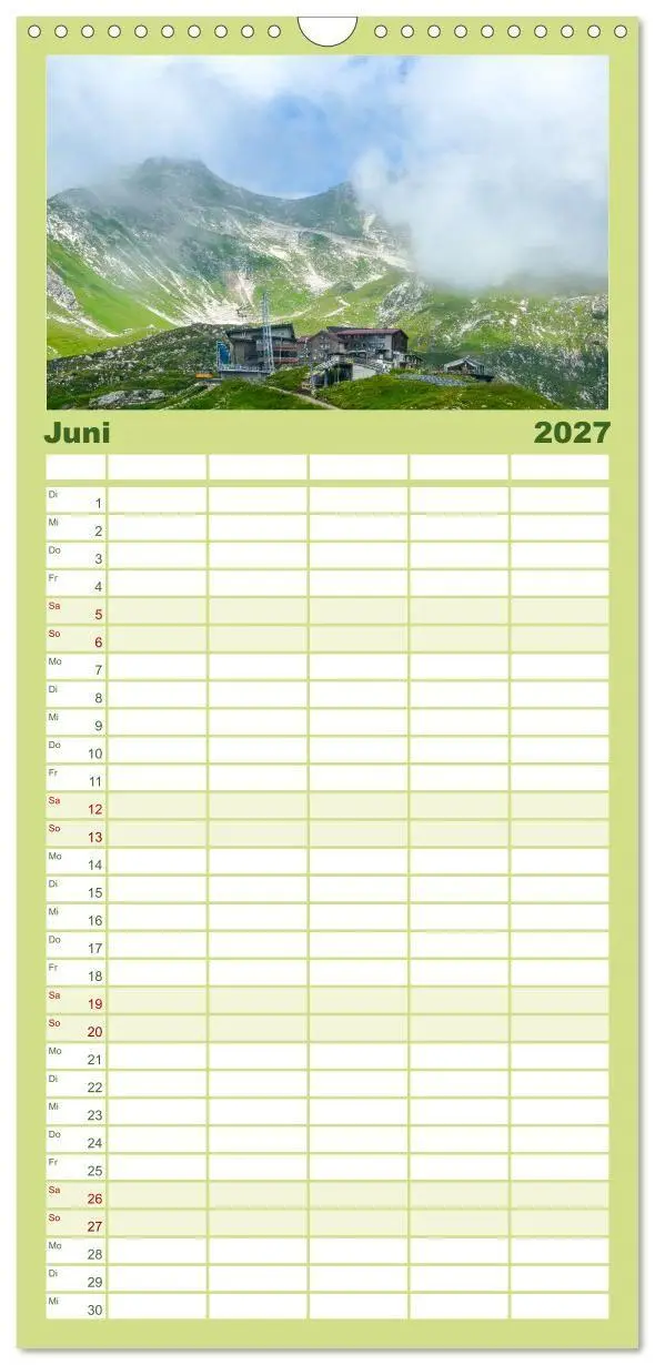 Bild: 9783594318539 | Familienplaner 2027 - Oberstdorf - Bergparadies in den Alpen mit 5...