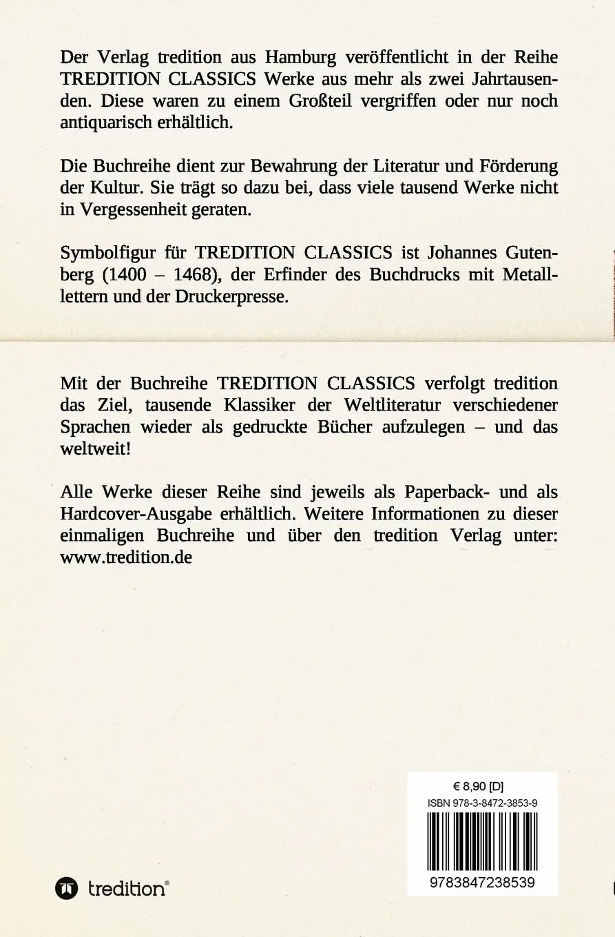 Rückseite: 9783847238539 | Das Glück von Rothenburg | Paul Heyse | Taschenbuch | 72 S. | Deutsch