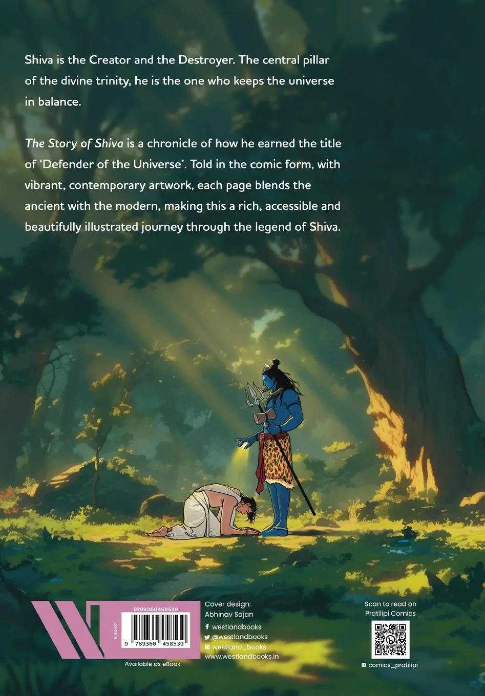Rückseite: 9789360458539 | The Story of Shiva | Classic Indian Comics | Westland | Taschenbuch