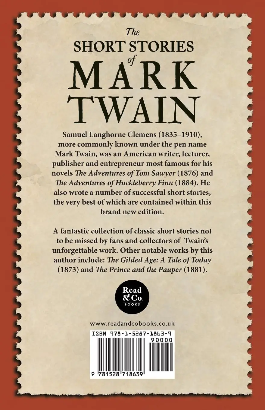 Rückseite: 9781528718639 | The Short Stories of Mark Twain | Mark Twain | Taschenbuch | Englisch