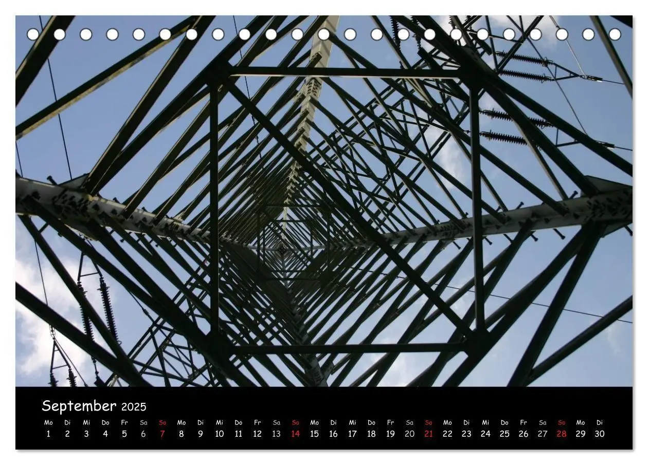 Bild: 9783435768639 | Unter Strom (Tischkalender 2025 DIN A5 quer), CALVENDO Monatskalender