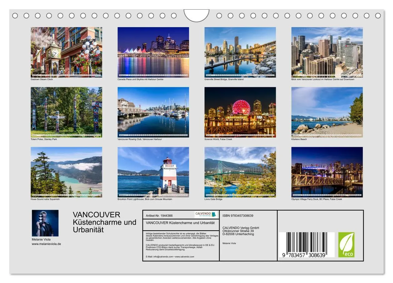Bild: 9783457308639 | VANCOUVER Küstencharme und Urbanität (Wandkalender 2026 DIN A4...