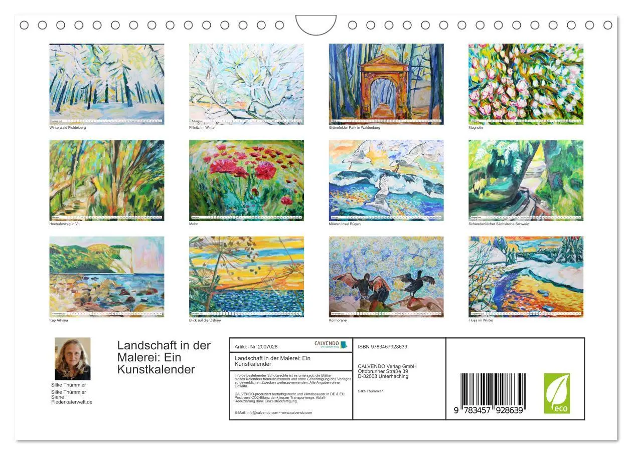 Bild: 9783457928639 | Landschaft in der Malerei: Ein Kunstkalender (Wandkalender 2026 DIN...