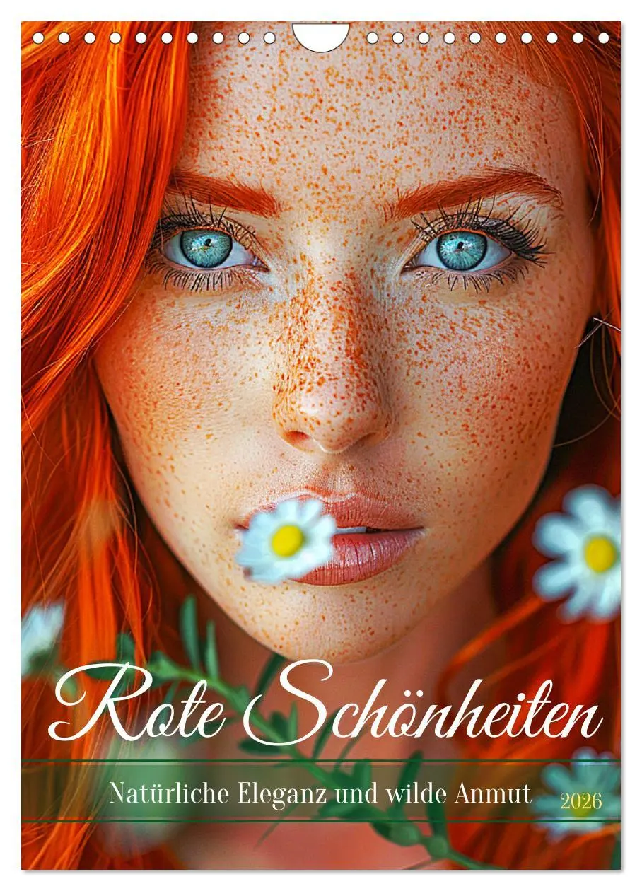 Cover: 9783516258639 | Rote Schönheiten. Natürliche Eleganz und wilde Anmut (Wandkalender...
