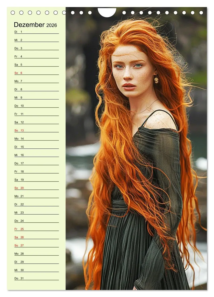 Bild: 9783516258639 | Rote Schönheiten. Natürliche Eleganz und wilde Anmut (Wandkalender...