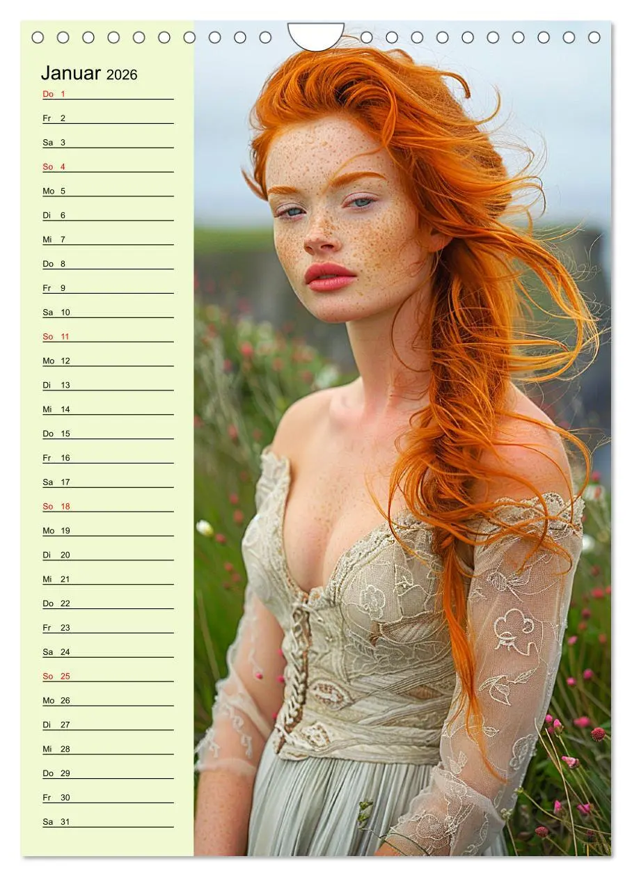 Bild: 9783516258639 | Rote Schönheiten. Natürliche Eleganz und wilde Anmut (Wandkalender...