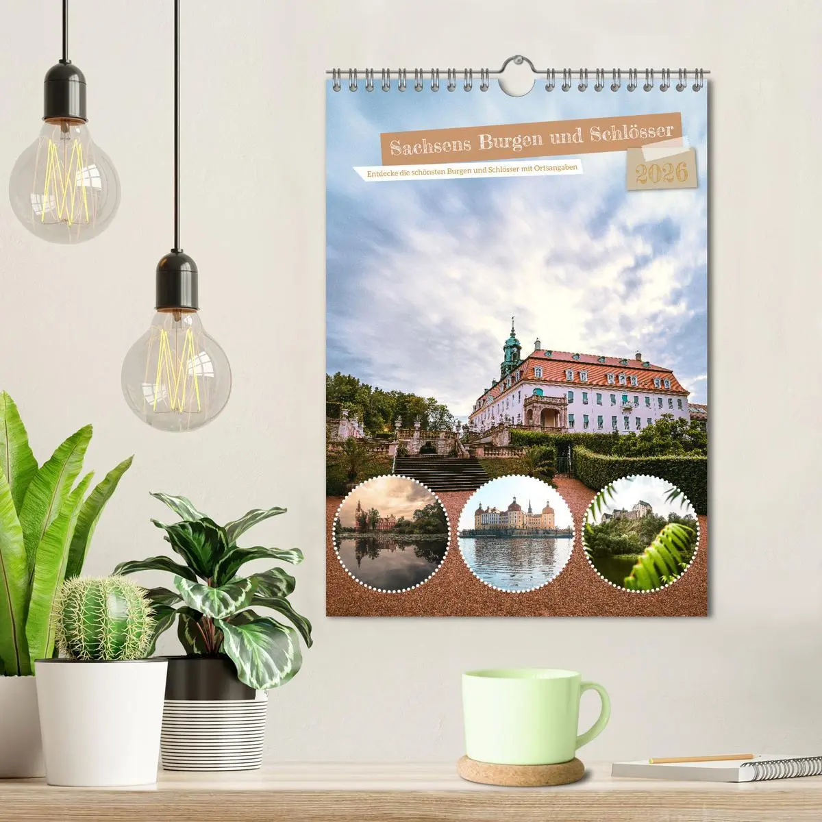 Bild: 9783516328639 | Sachsens Burgen und Schlösser mit Ortsangaben (Wandkalender 2026...