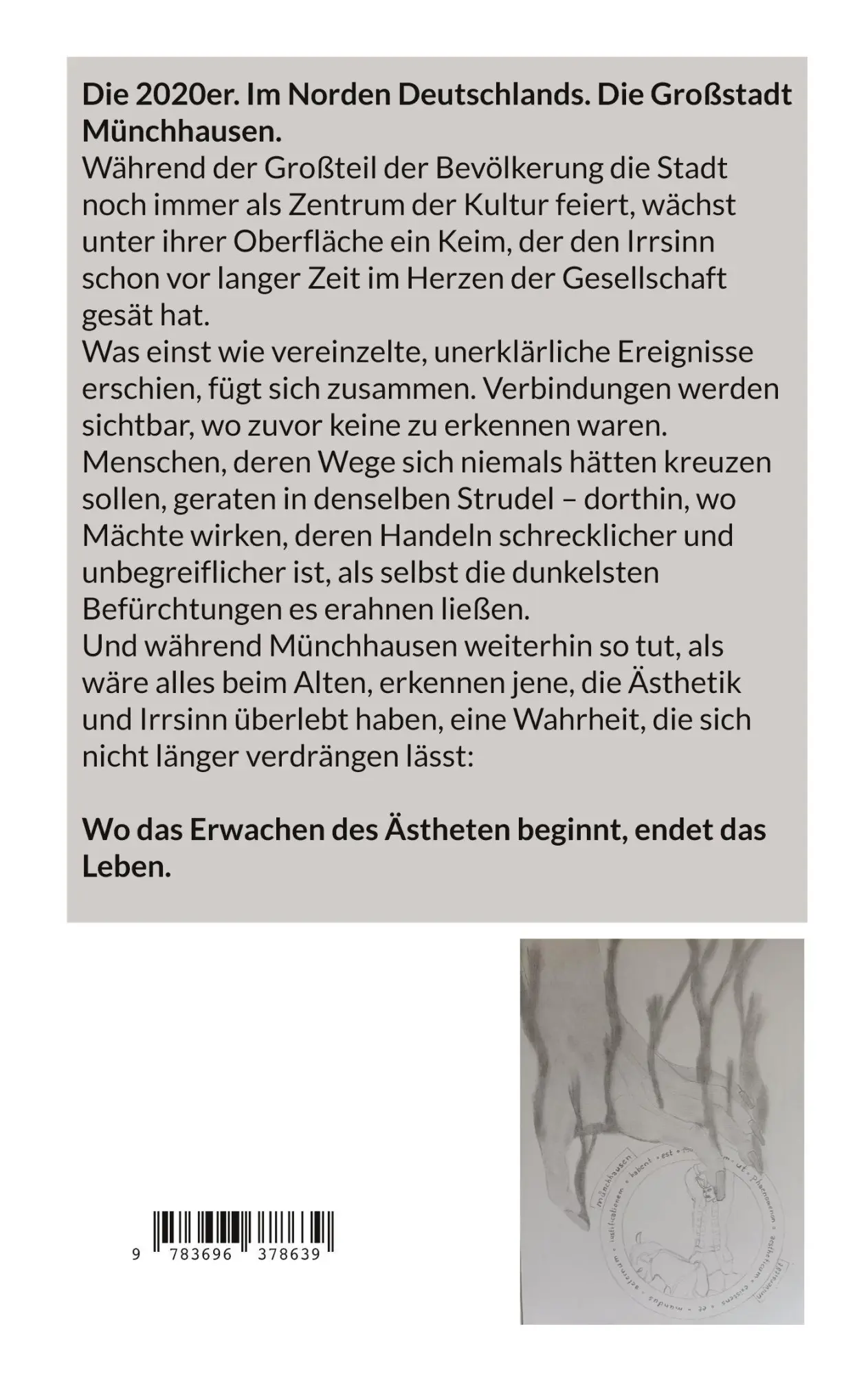 Rückseite: 9783696378639 | Wahnsinn und Asphalt | Münchhausen-Zyklus, Band II | Melan Kolisch
