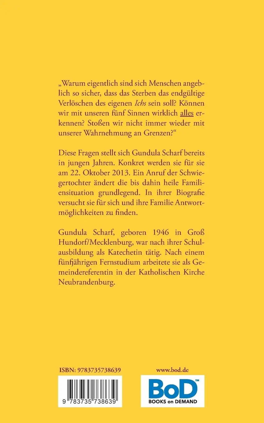 Rückseite: 9783735738639 | Mutti, erzähl doch mal... | Lebendige Erinnerungen | Gundula Scharf