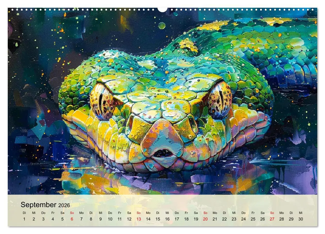 Bild: 9783457398739 | Schlangen. Faszination Reptilien. Kunstvolle Paintings...