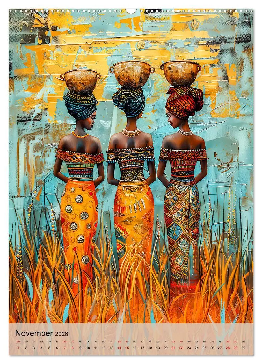 Bild: 9783516248739 | Afrikanische Eleganz - Illustrationen in harmonischen Farben...