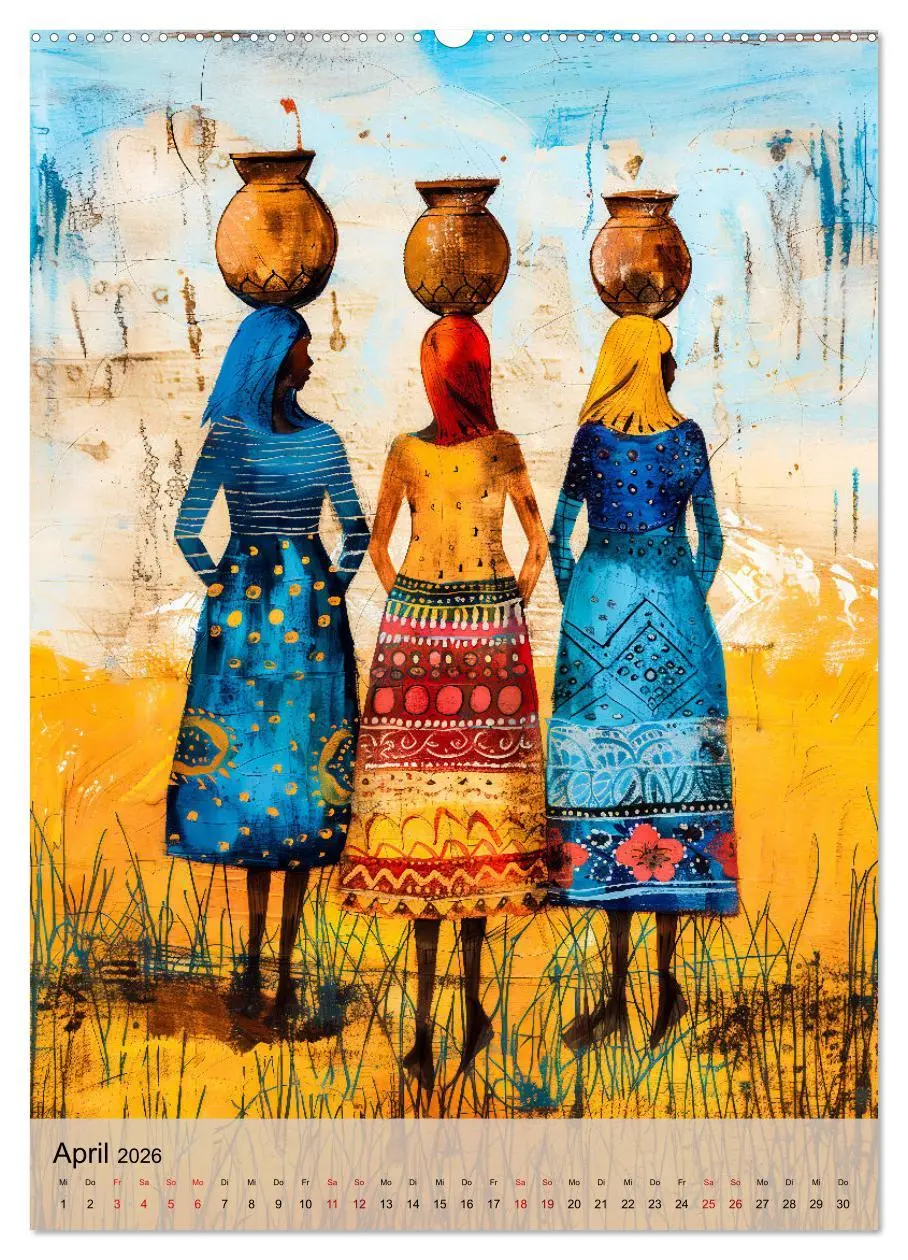 Bild: 9783516248739 | Afrikanische Eleganz - Illustrationen in harmonischen Farben...