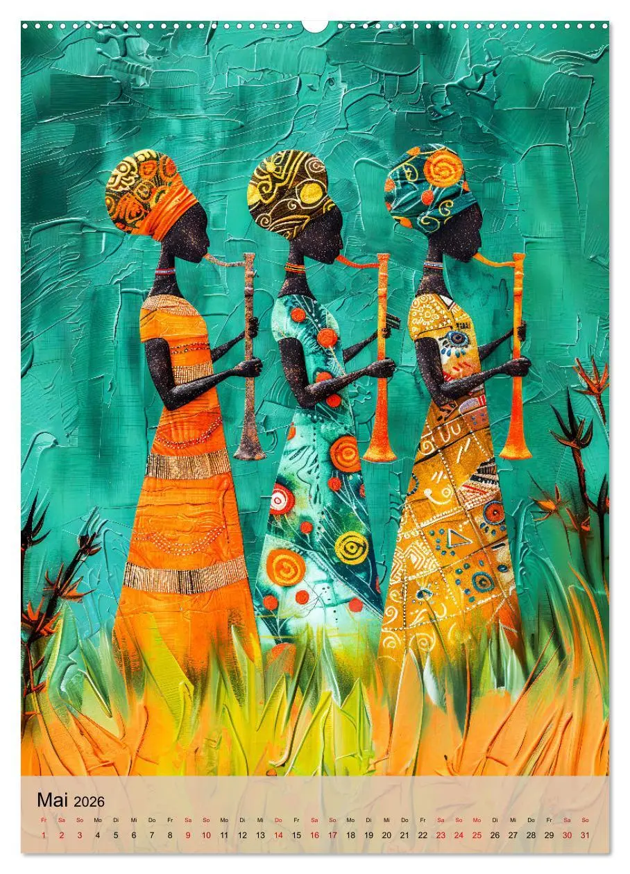 Bild: 9783516248739 | Afrikanische Eleganz - Illustrationen in harmonischen Farben...