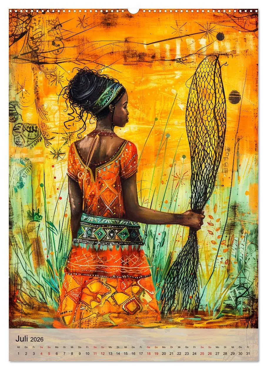 Bild: 9783516248739 | Afrikanische Eleganz - Illustrationen in harmonischen Farben...