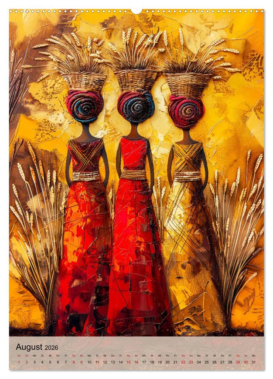 Bild: 9783516248739 | Afrikanische Eleganz - Illustrationen in harmonischen Farben...