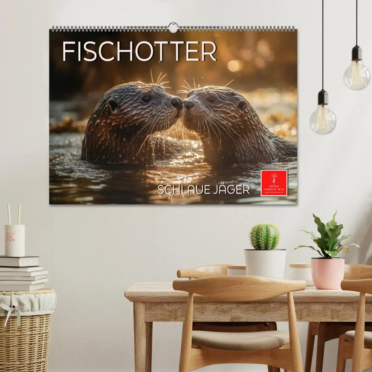 Bild: 9783457528839 | Fischotter - schlaue Jäger (Wandkalender 2026 DIN A2 quer),...