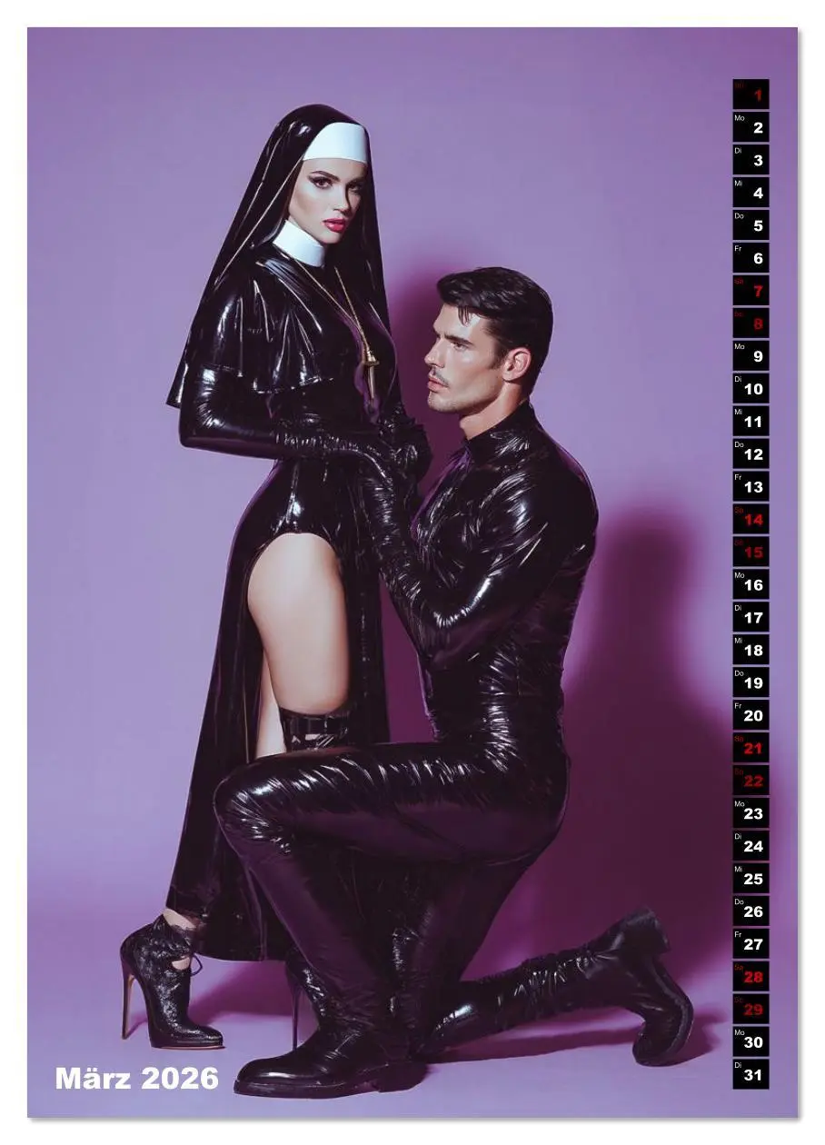 Bild: 9783516618839 | Latex und Dominanz - The Purple Box (Wandkalender 2026 DIN A2...