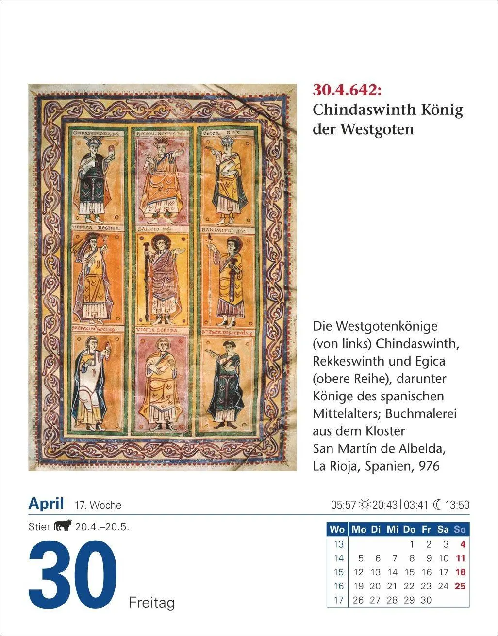 Bild: 9783840038839 | Abenteuer Geschichte Tagesabreißkalender 2027 - Menschen,...