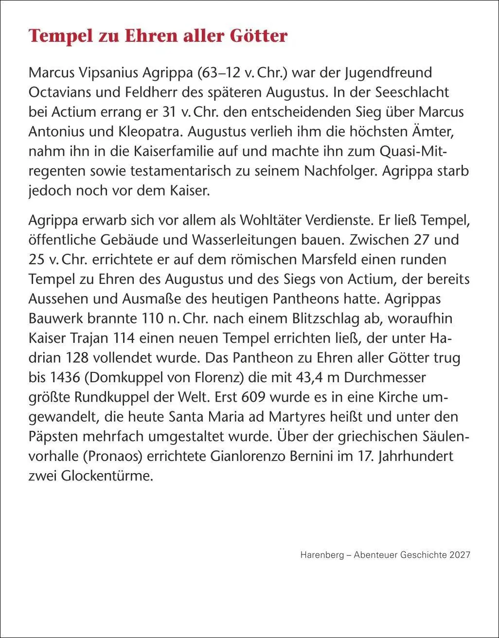 Bild: 9783840038839 | Abenteuer Geschichte Tagesabreißkalender 2027 - Menschen,...