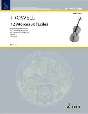 Cover: 9790220108839 | Morceaux Faciles(12) 4 Opus 4 | Arnold Trowell | Buch | 1977