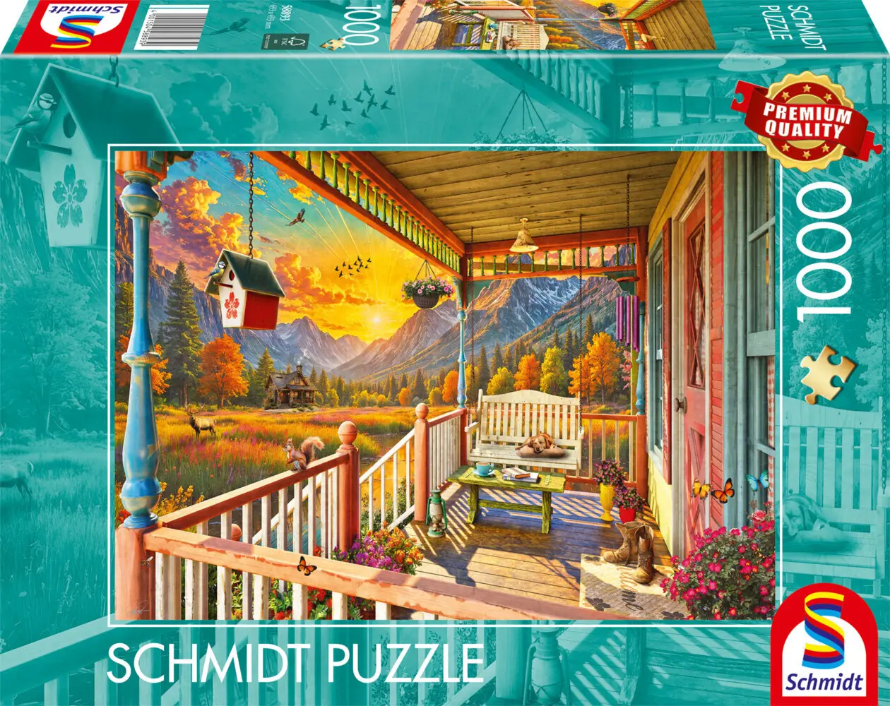 Cover: 4001504588939 | Bergland-Veranda | Puzzles Standard 1.000 Teile | Spiel | Schachtel