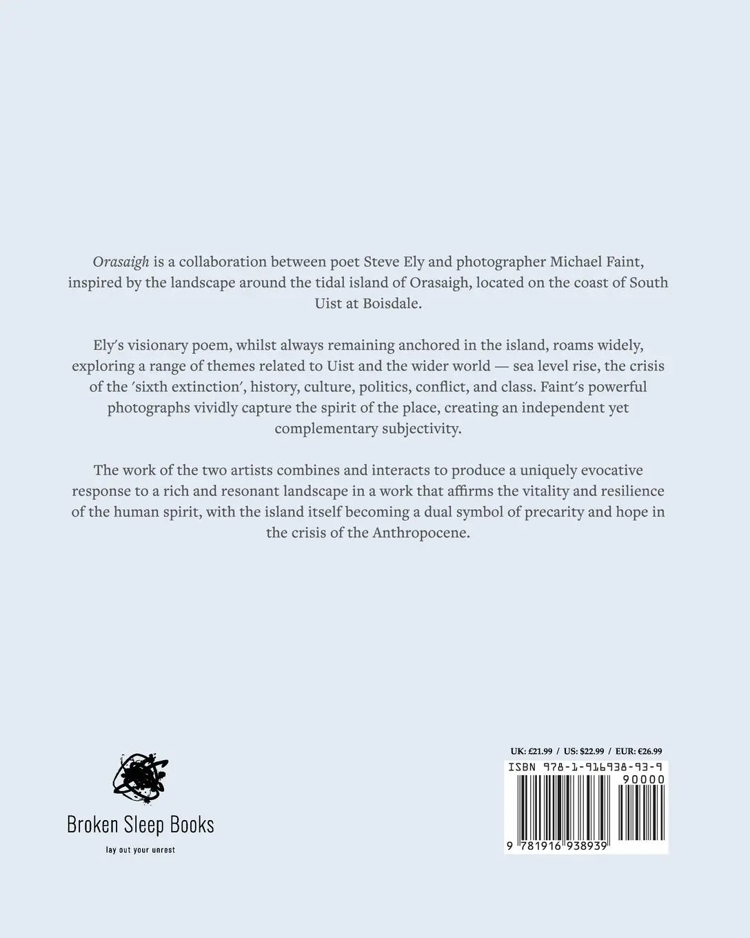 Rückseite: 9781916938939 | Orasaigh | Steve Ely | Taschenbuch | Englisch | 2024