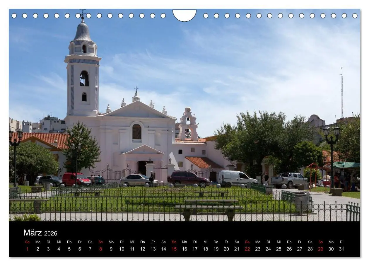 Bild: 9783516088939 | Buenos Aires (Wandkalender 2026 DIN A4 quer), CALVENDO Monatskalender