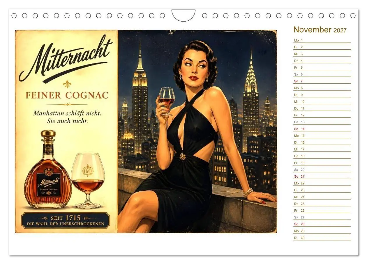 Bild: 9783594378939 | Goldene Reklame (Wandkalender 2027 DIN A4 quer), CALVENDO...