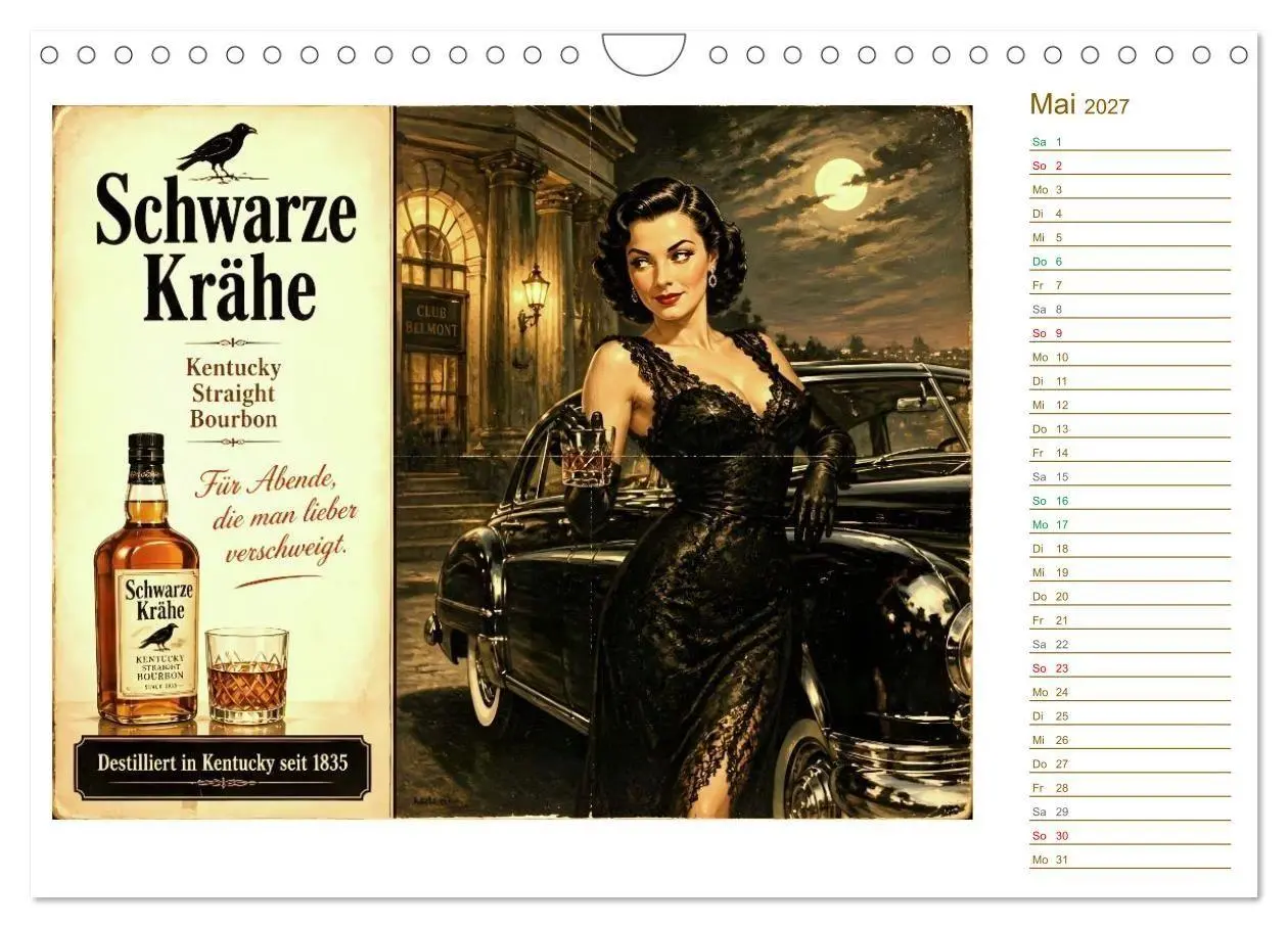 Bild: 9783594378939 | Goldene Reklame (Wandkalender 2027 DIN A4 quer), CALVENDO...