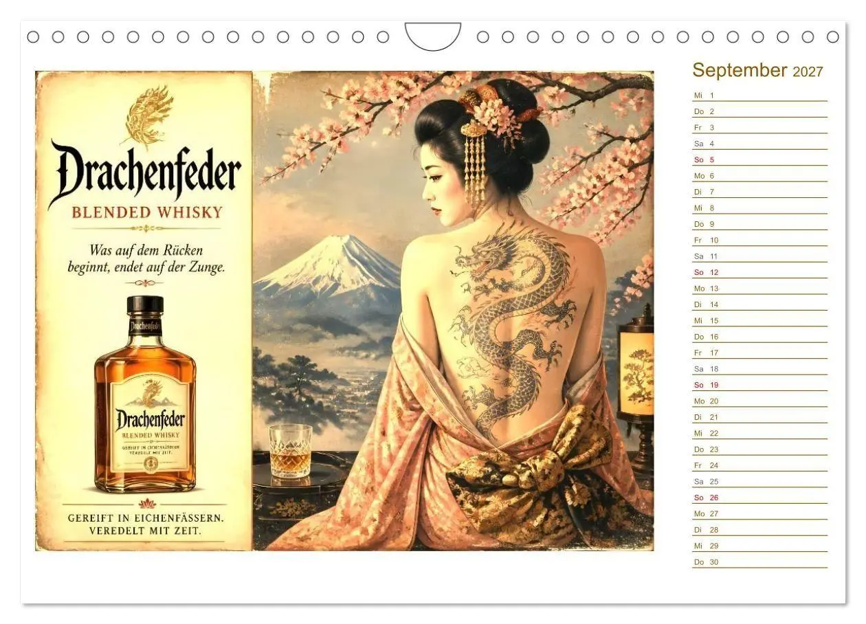 Bild: 9783594378939 | Goldene Reklame (Wandkalender 2027 DIN A4 quer), CALVENDO...