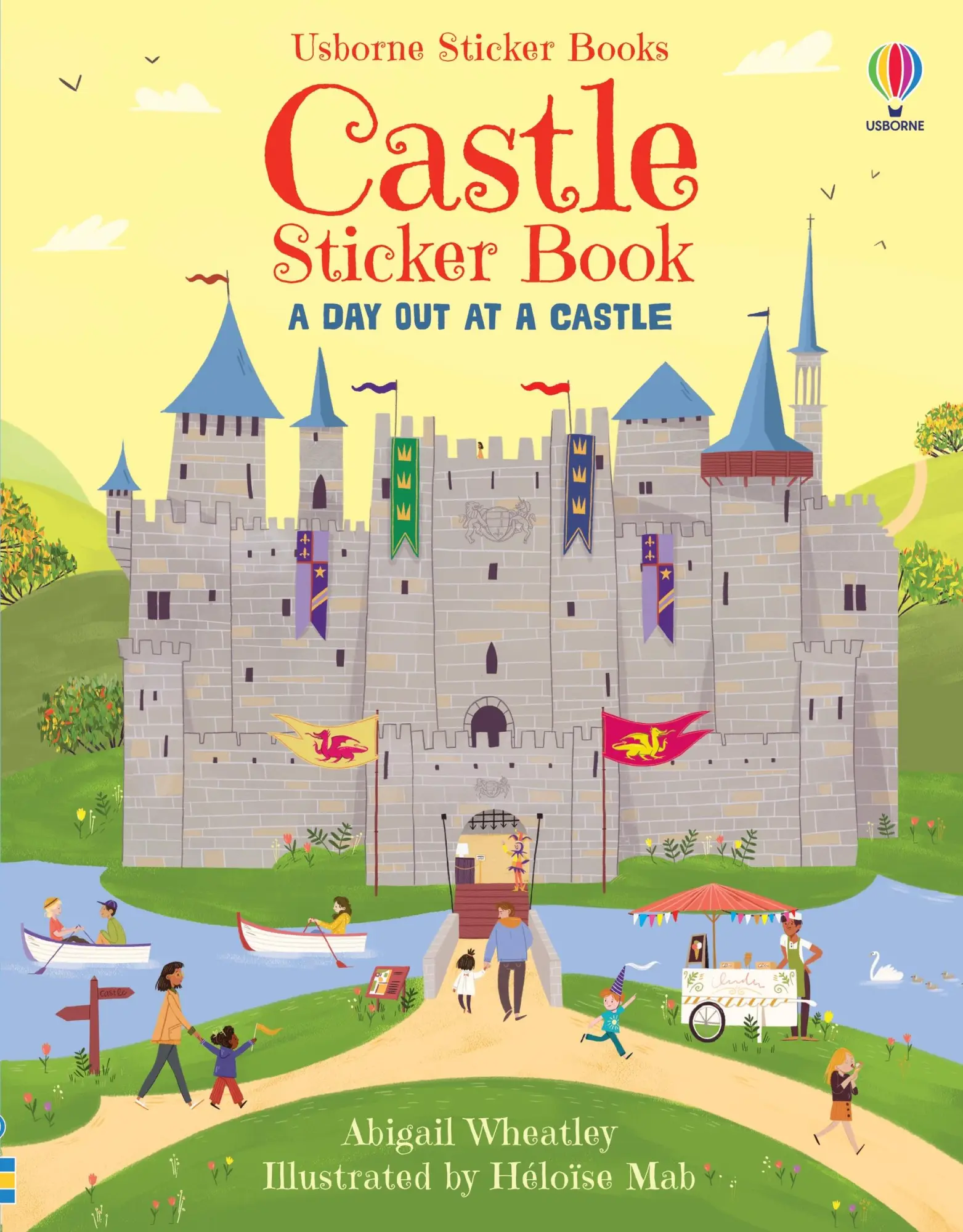 Cover: 9781474989039 | Castle Sticker Book | A day out at a castle, Usborne Sticker Books