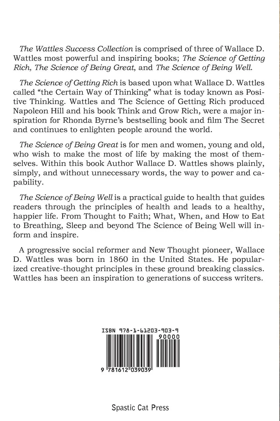 Rückseite: 9781612039039 | The Science of Wallace D. Wattles, The Science of Getting Rich, The...