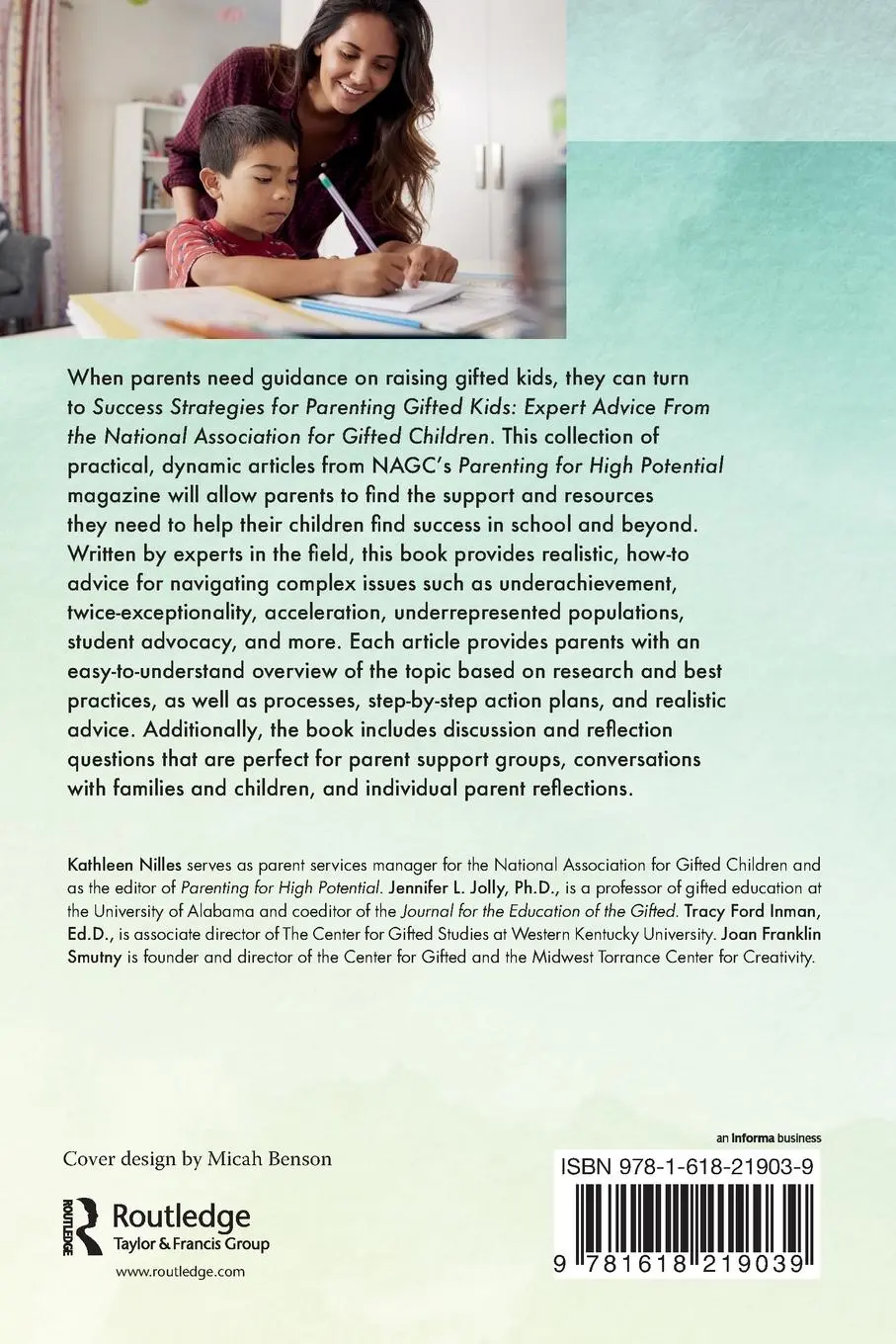Rückseite: 9781618219039 | Success Strategies for Parenting Gifted Kids | Kathleen Nilles (u. a.)