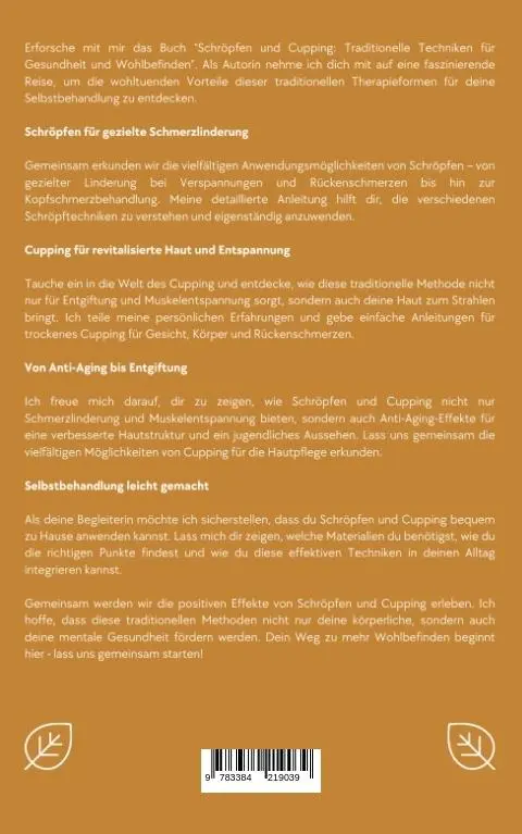 Rückseite: 9783384219039 | Schröpfen und Cupping: Traditionelle Techniken für Gesundheit und...
