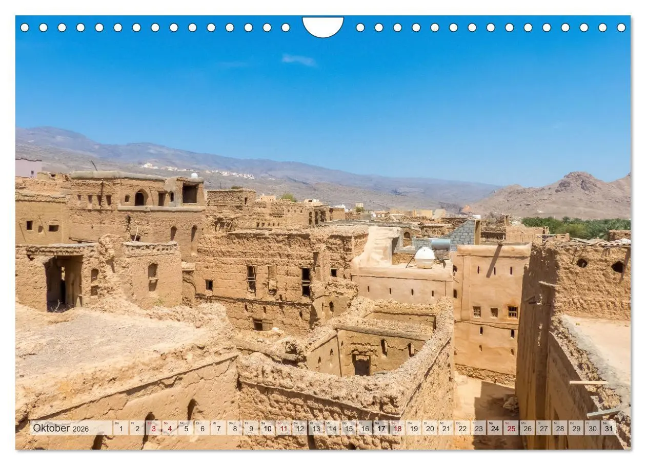 Bild: 9783457269039 | Oman - Historische Perle des Orients (Wandkalender 2026 DIN A4...