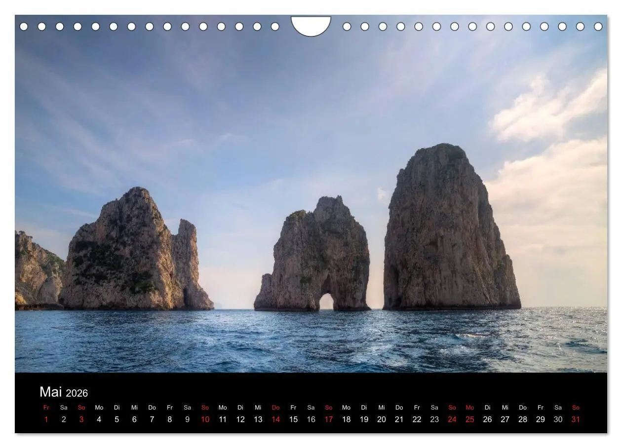 Bild: 9783516049039 | Amalfiküste und Capri (Wandkalender 2026 DIN A4 quer), CALVENDO...