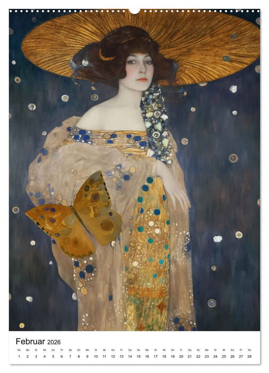 Bild: 9783516289039 | Künstliche Impressionen. Ein Jahr in Klimts Natur. (Wandkalender...