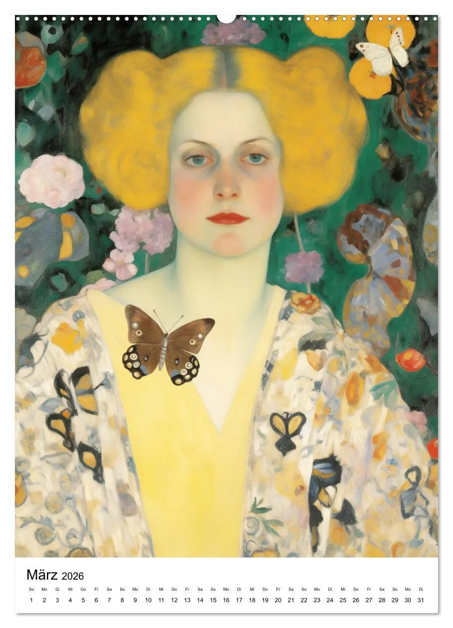 Bild: 9783516289039 | Künstliche Impressionen. Ein Jahr in Klimts Natur. (Wandkalender...