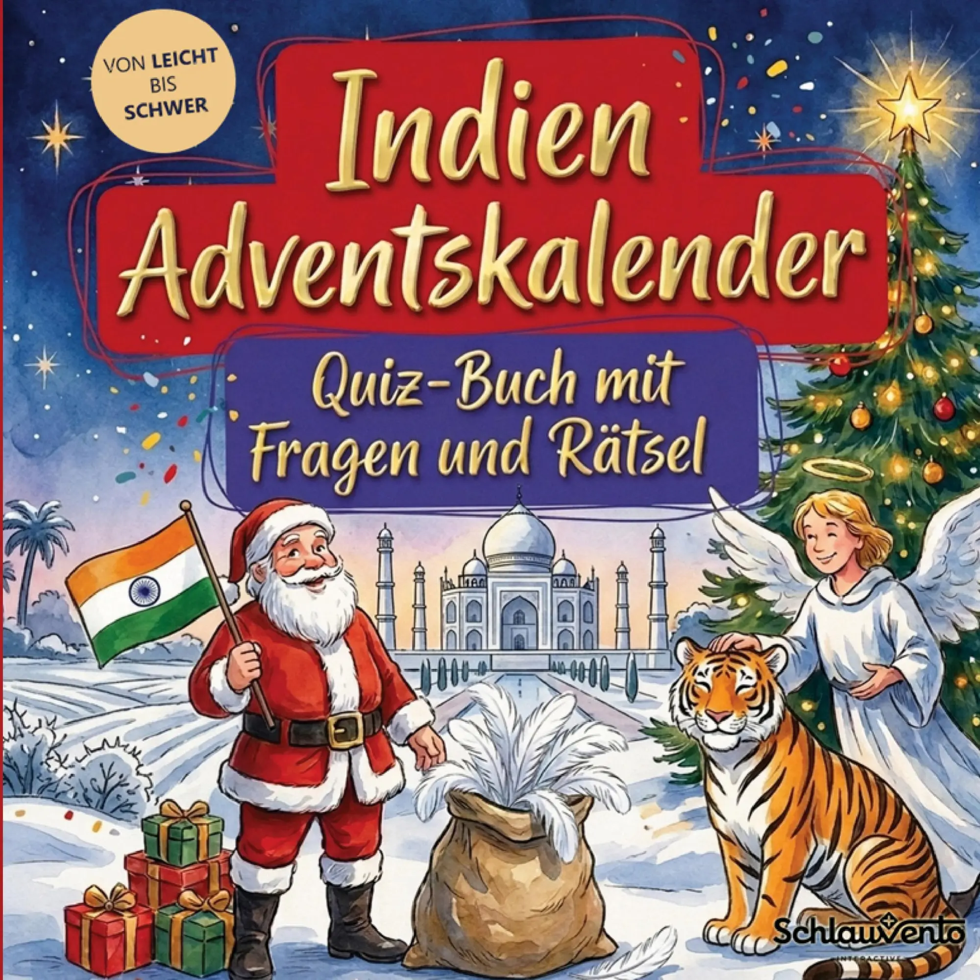 Cover: 9783693199039 | Indien-Adventskalender: Quiz-Buch mit Fragen und Rätsel | Interactive