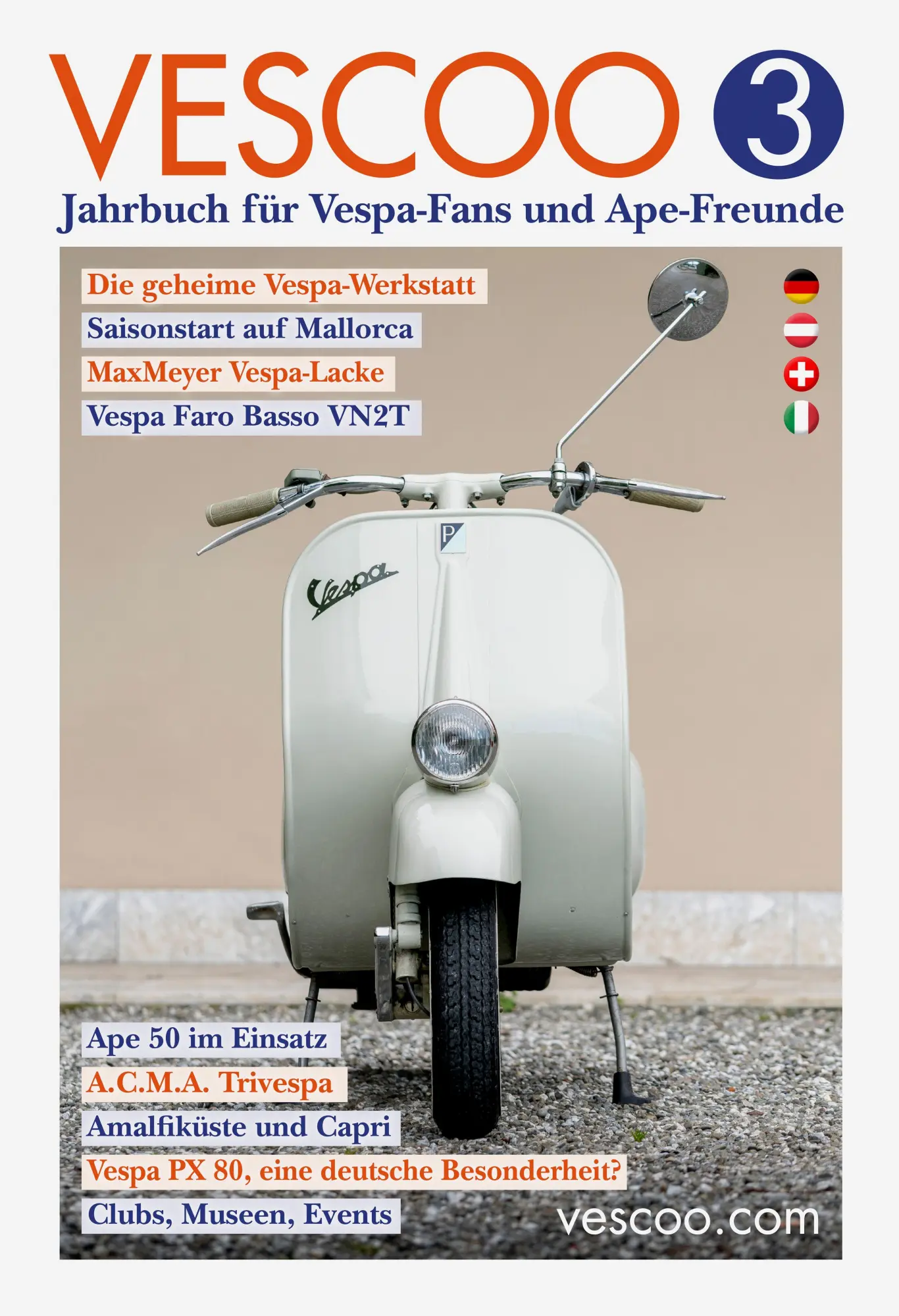 Cover: 9783869279039 | VESCOO Jahrbuch für Vespa-Fans und Ape-Freunde | Ausgabe 3 | Gerken