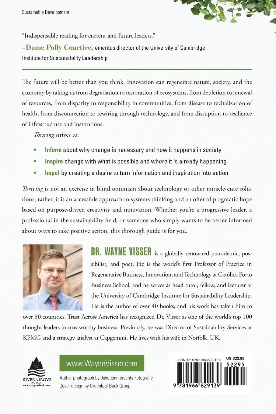 Rückseite: 9781966629139 | Thriving | Wayne Visser | Taschenbuch | Englisch | 2025