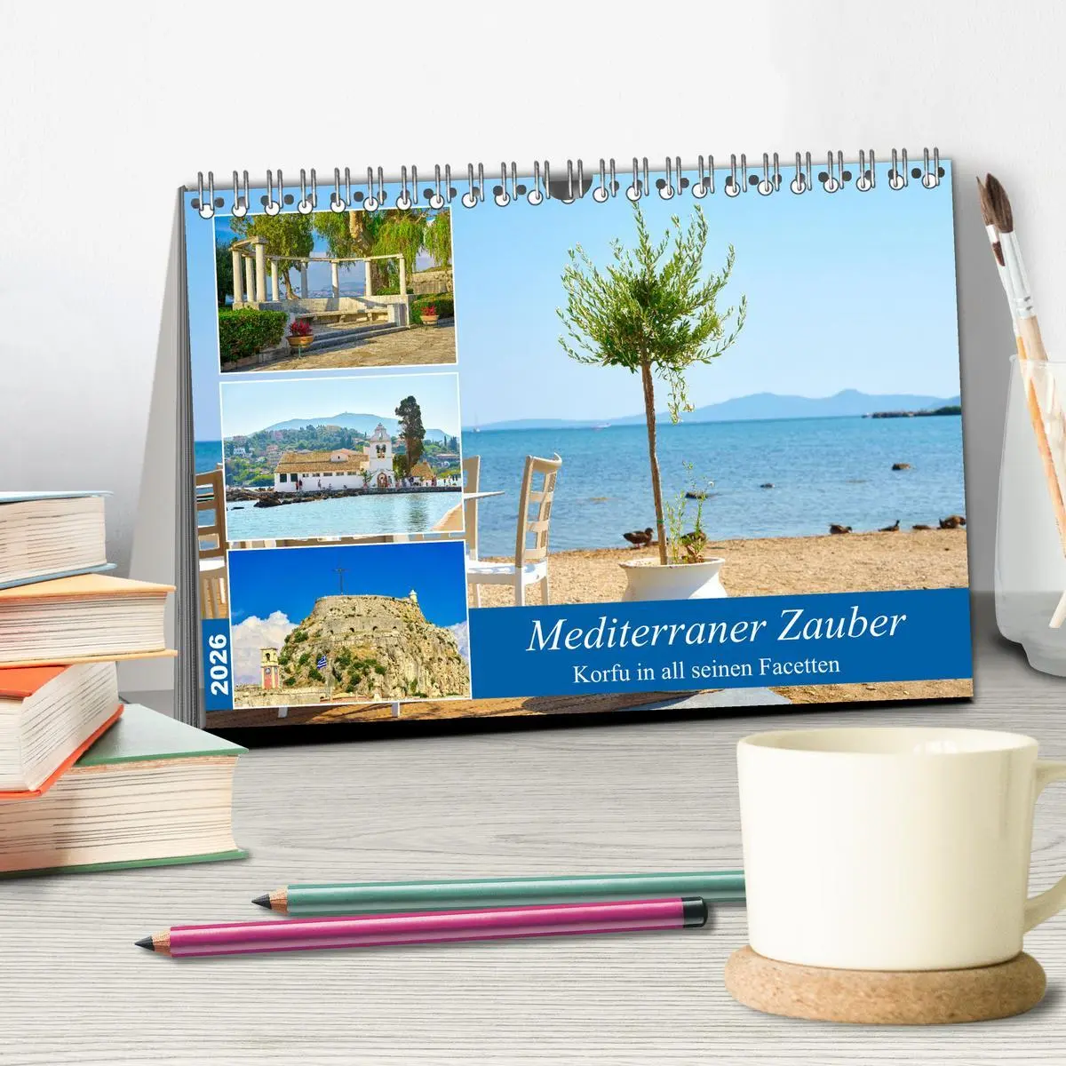 Bild: 9783457329139 | Mediterraner Zauber - Korfu in all seinen Facetten (Tischkalender...