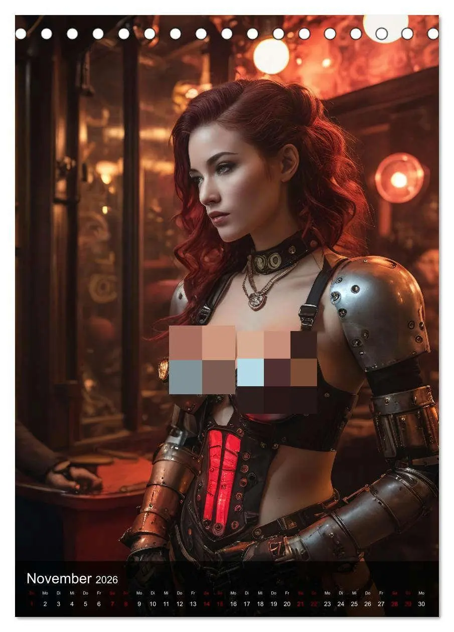 Bild: 9783516279139 | Steampunk - Stadtleben - Rotlichtviertel (Tischkalender 2026 DIN A5...