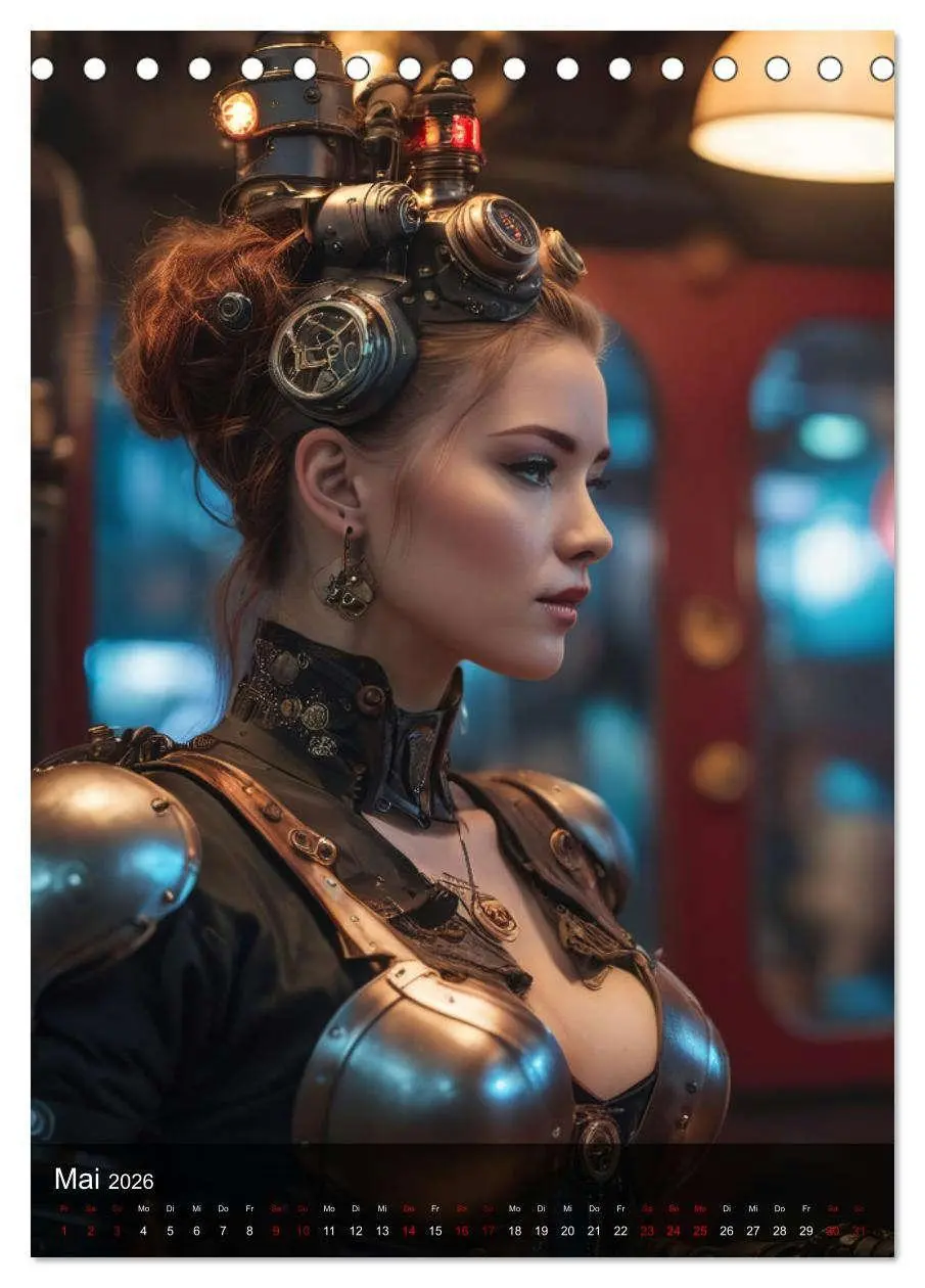 Bild: 9783516279139 | Steampunk - Stadtleben - Rotlichtviertel (Tischkalender 2026 DIN A5...