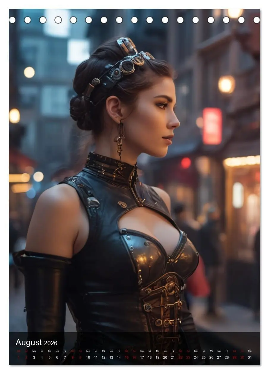 Bild: 9783516279139 | Steampunk - Stadtleben - Rotlichtviertel (Tischkalender 2026 DIN A5...