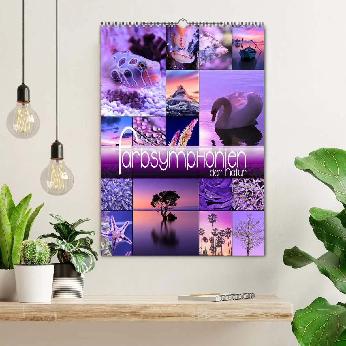 Bild: 9783516349139 | Farbsymphonien der Natur (Wandkalender 2026 DIN A2 hoch), CALVENDO...