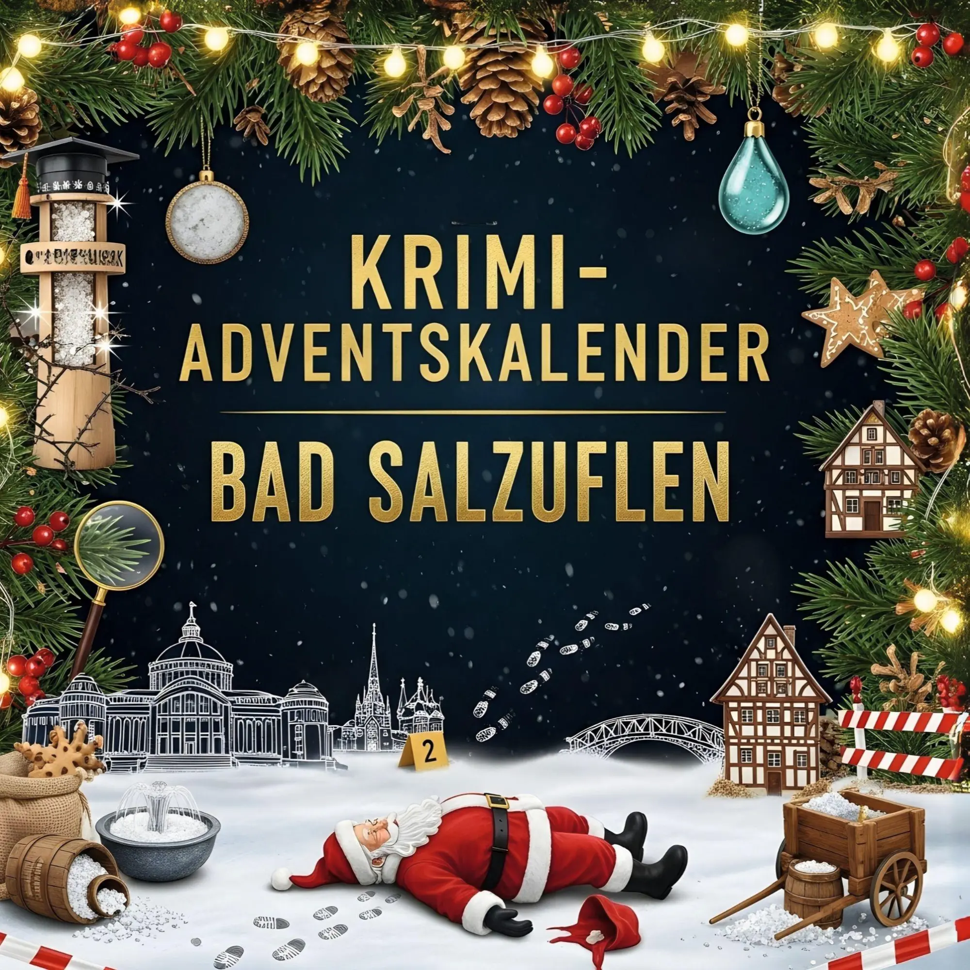 Cover: 9783695309139 | Der Krimi-Adventskalender Bad Salzuflen | Mordsverdächtig in 24 Akten