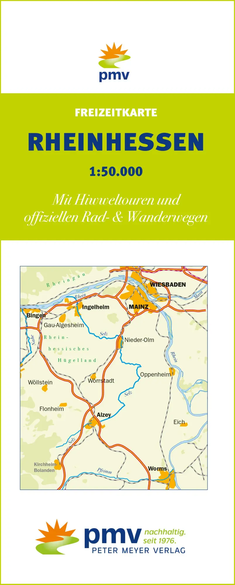 Cover: 9783898599139 | Freizeitkarte Rheinhessen 1:50.000 | Annette Sievers | (Land-)Karte
