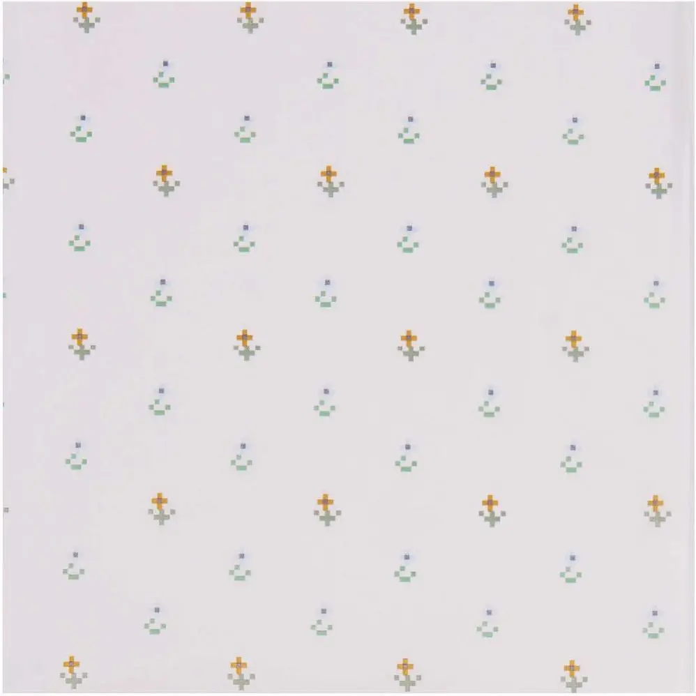 Seidenpapier Pixel Blumen, FSC MIX